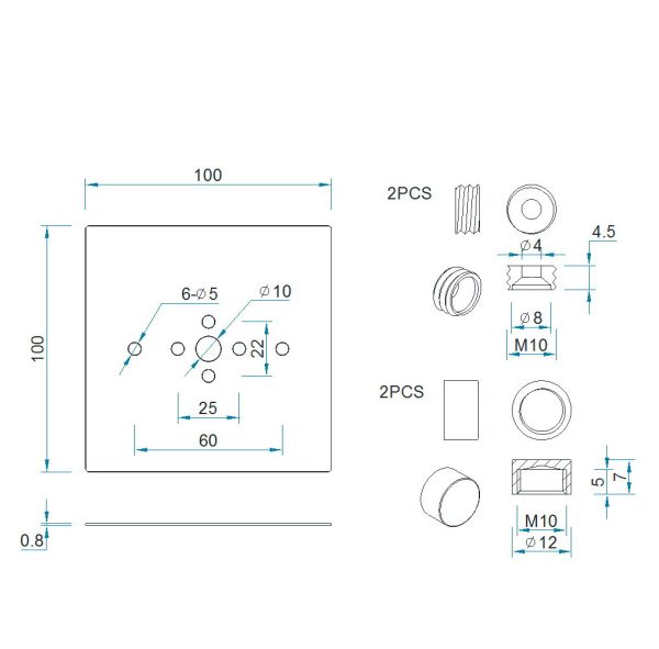 BAHIA Placa kit para 5233/5235