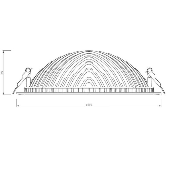 CABRERA Empotrable LED LED 30W 3000K 2550 LMS