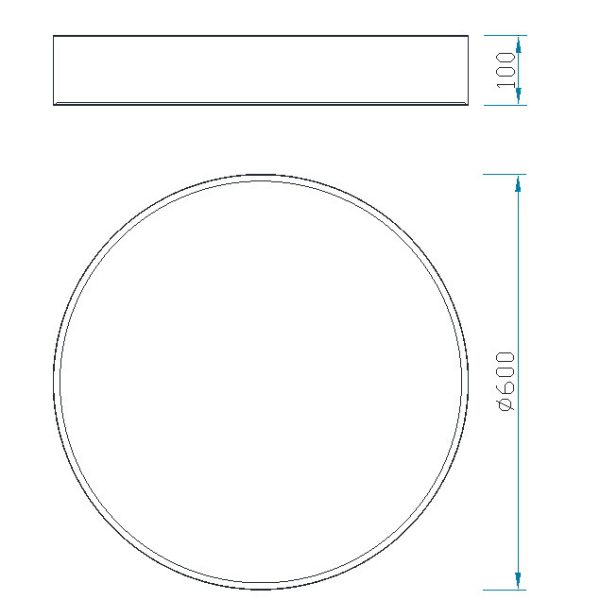 CUMBUCO Plafón LED Redondo Pequeño LED 50W 3000K 3500 LMS