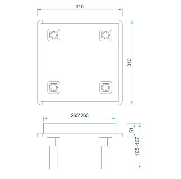 IBIZA Plafón LED LED 40W 4000K 3000 LMS