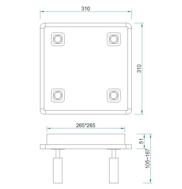 IBIZA Plafón LED LED 40W 4000K 3000 LMS