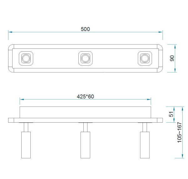 IBIZA Plafón LED LED 30W 4000K 2200 LMS