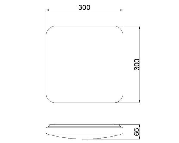 QUATRO II Plafón LED LED 30W 3000K 1800 LMS