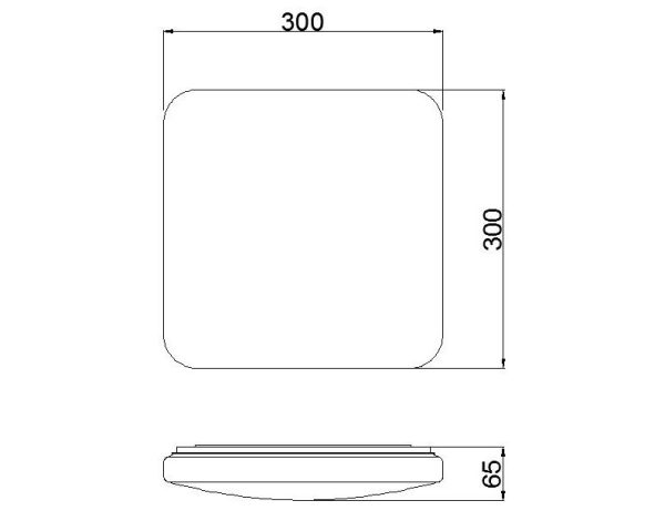 QUATRO II Plafón LED LED 30W 5000K 2000 LMS