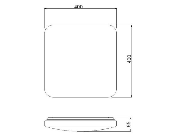 QUATRO II Plafón LED LED 45W 5000K 3000 LMS