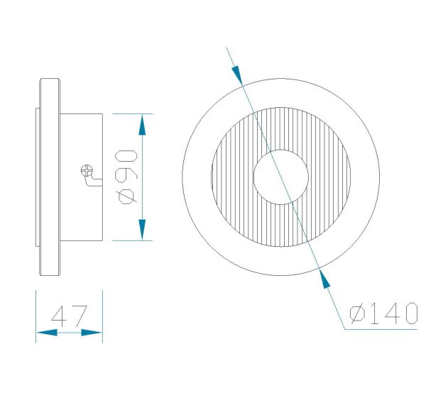 SOL Aplique LED LED 4W 4000K 360 LMS