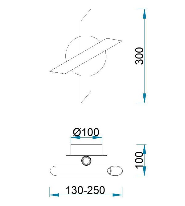 TAKE BLANCO Aplique LED LED 12W 3000K 1080 LMS