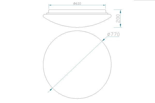 ZERO E27 Plafón 9 x E27 (No Incl.)