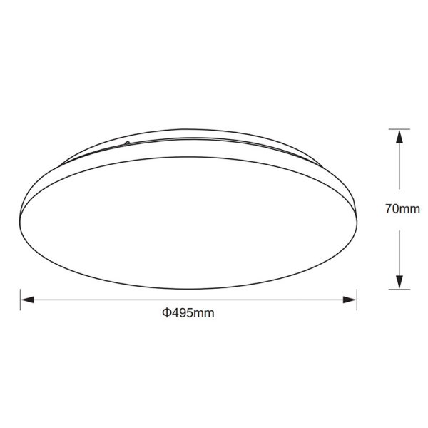 ZERO II Plafón LED 48W 3000K 3700 LMS