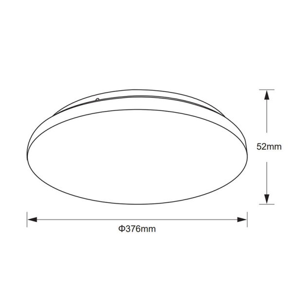 ZERO II Plafón LED 36W 3000K 2350 LMS