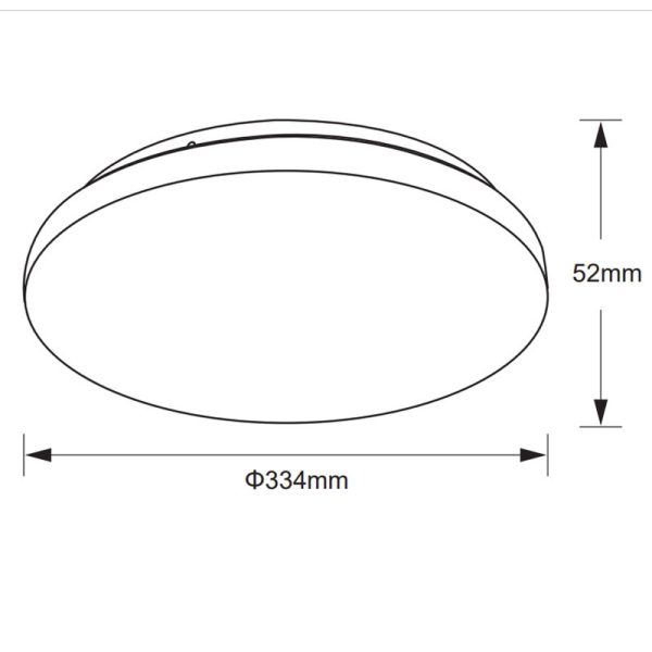 ZERO II Plafón LED 24W 3000K 1600 LMS