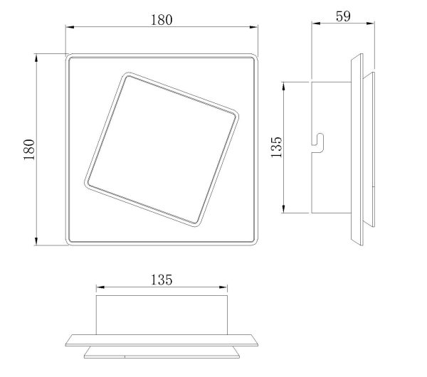 DAKLA Aplique LED LED 12W 3000K 725 LMS