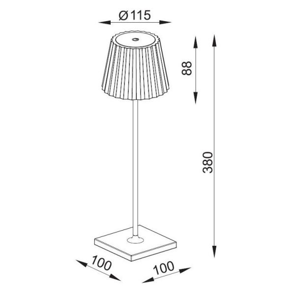 K2 Sobremesa exterior LED 2.2W 3000K 188 LMS