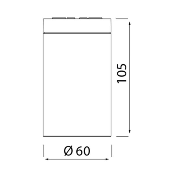 KANDANCHU Plafón exterior GU10 1 Luz IP54 1 x GU10 (No Incl.)