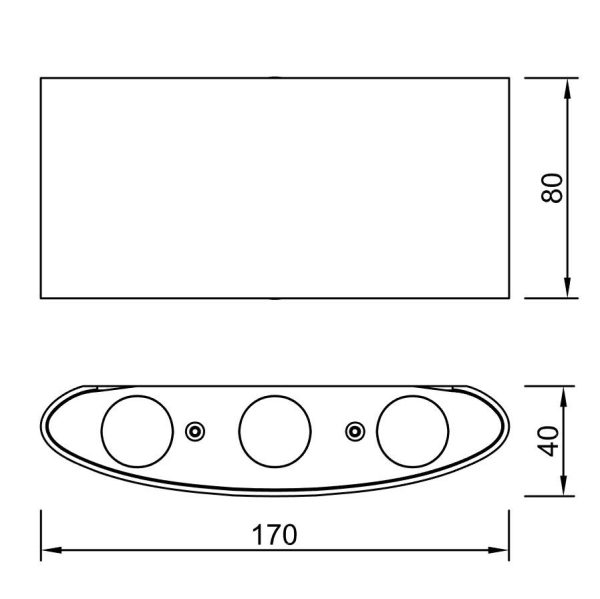 ARCS Aplique exterior LED IP54 LED 6W 3000K 620 LMS