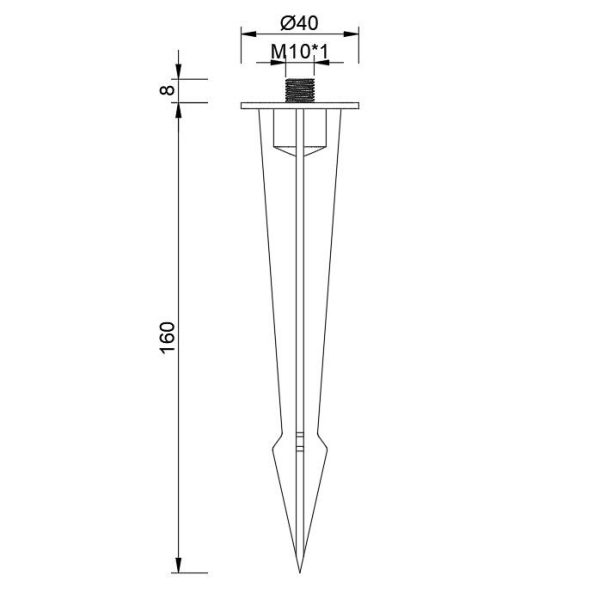 OUTDOOR PARTS Piqueta 16cm