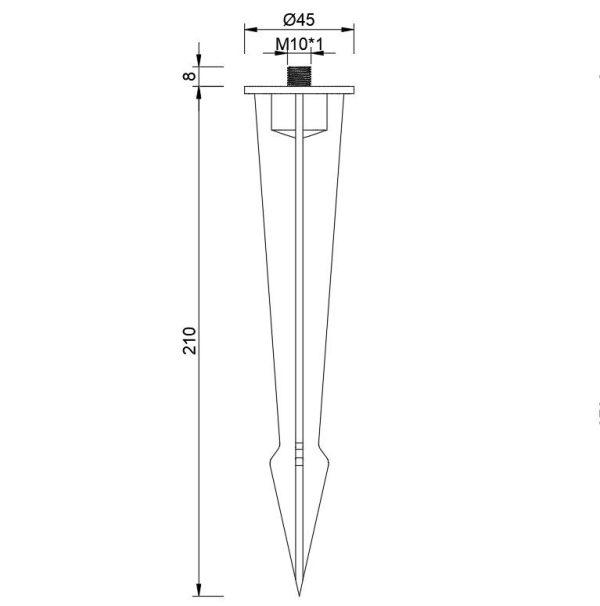 OUTDOOR PARTS Piqueta 21cm