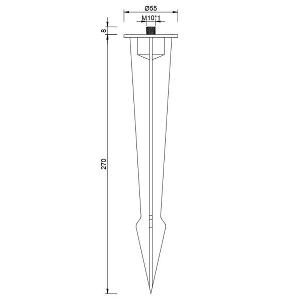 OUTDOOR PARTS Piqueta 26cm