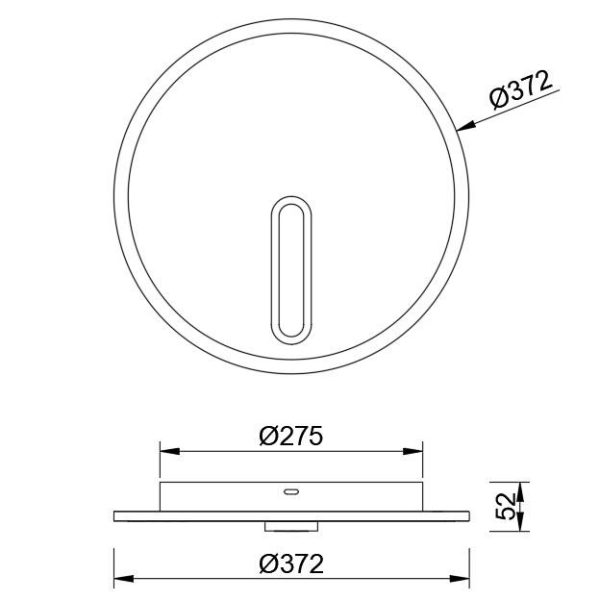 CLOCK Plafón LED LED 30W 4000K 2100 LMS