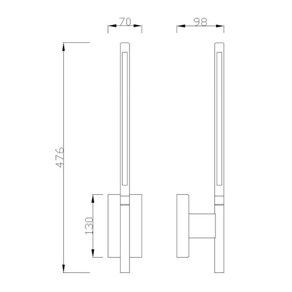 TORCH Aplique LED LED 6W 3000K 410 LMS