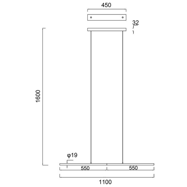 TORCH Lámpara LED LED 21W 3000K 1475 LMS