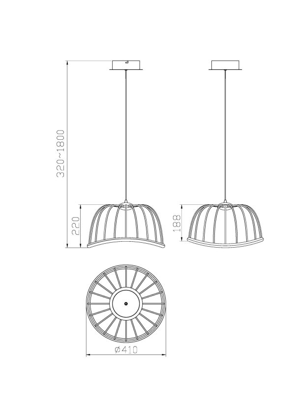 CELESTE Lámpara LED Pequeño LED 20W 3000K 1400 LMS