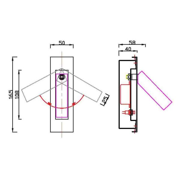 GOKOVA Aplique LED LED 3W 3000K 210 LMS