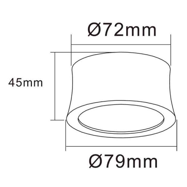 GOWER Foco LED 7W 4000K 560 LMS