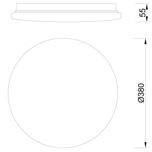 ZERO SMART Plafón LED LED 56W 2700K 5000K