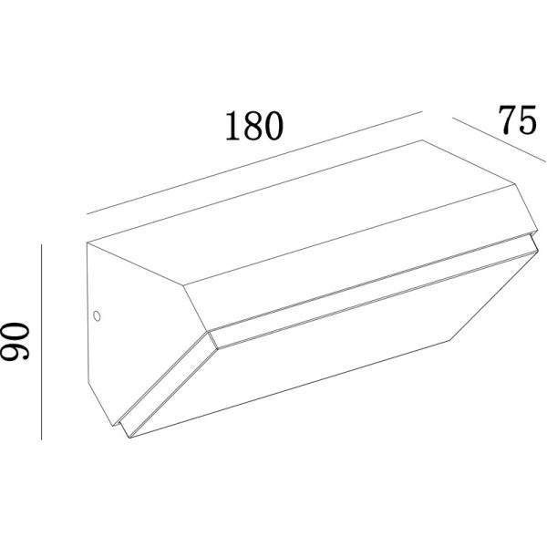 SOLDEN Aplique exterior LED IP65 LED 9W 3000K 773 LMS