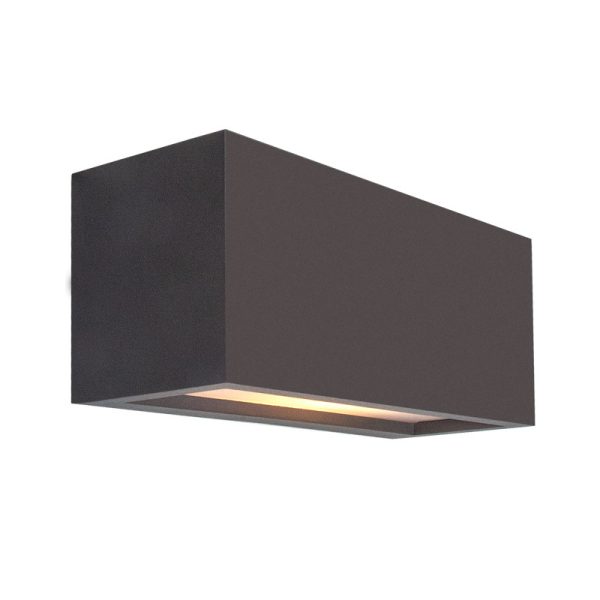 UTAH APLIQUE EXTERIOR GRIS OSCURO IP65 - 1L*E27 1 x E27 (No Incl.)