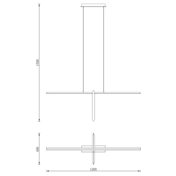 KITESURF BLANCO Lámpara LED LED 40W 3000K 3000 LMS