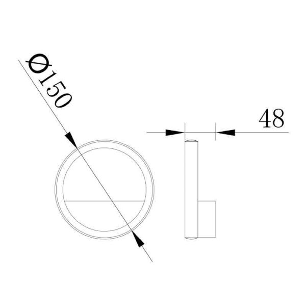 KITESURF BLANCO Aplique LED LED 8W 3000K 640 LMS