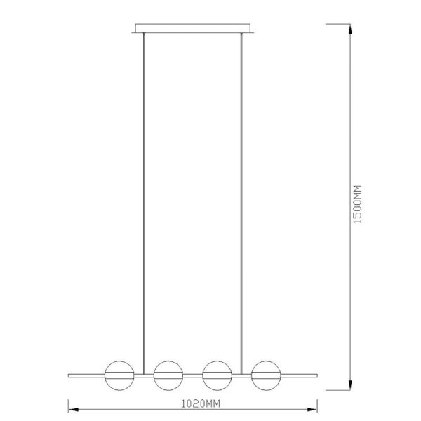 CUBA Lámpara LED LED 32W 3000K 2400 LMS