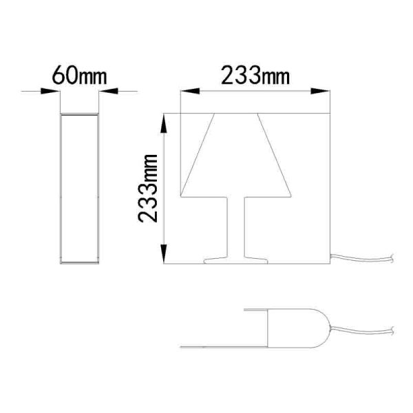 BOOK Sobremesa LED 7W 3000K DERECHA LED 7W 3000K 420 LMS