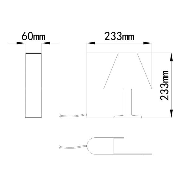 BOOK Sobremesa LED 7W 3000K IZQUIERDA LED 7W 3000K 420 LMS