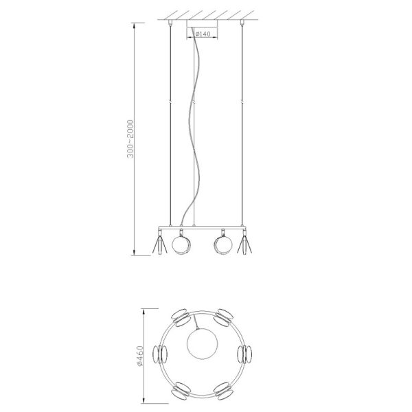 SHELL Lámpara LED Pequeño LED 30W 3000K 1590 LMS