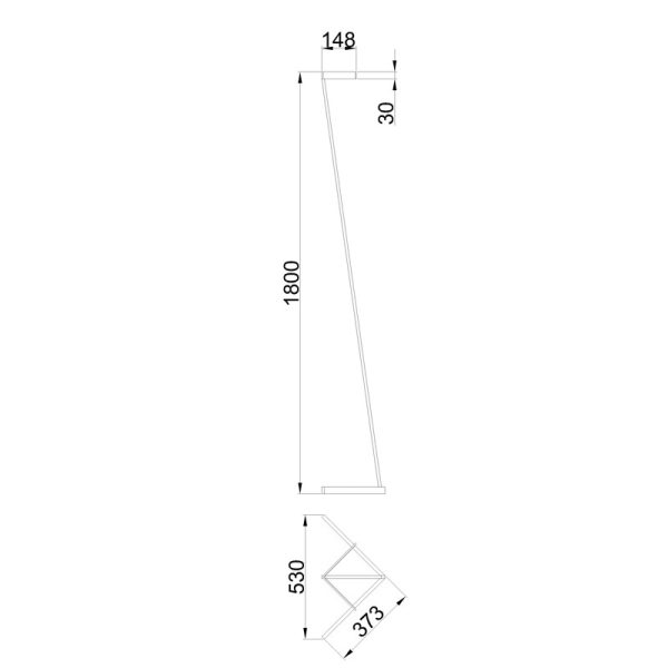 VECTOR Pie De Salón LED 20W 3000K LED 20W 3000K 1500 LMS