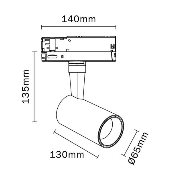 FIJI Foco Superficie LED 15W 3000K LED 15W 3000K 1500 LMS