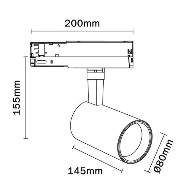 FIJI Foco Superficie LED 30W 4000K LED 30W 4000K 3300 LMS