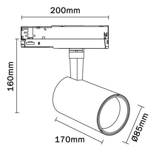 FIJI Foco Superficie LED 40W 4000K LED 40W 4000K 4400 LMS