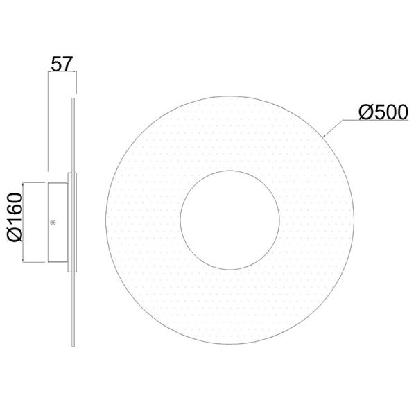 VENUS Aplique LED 18W 3000K LED 18W 3000K 1440 LMS