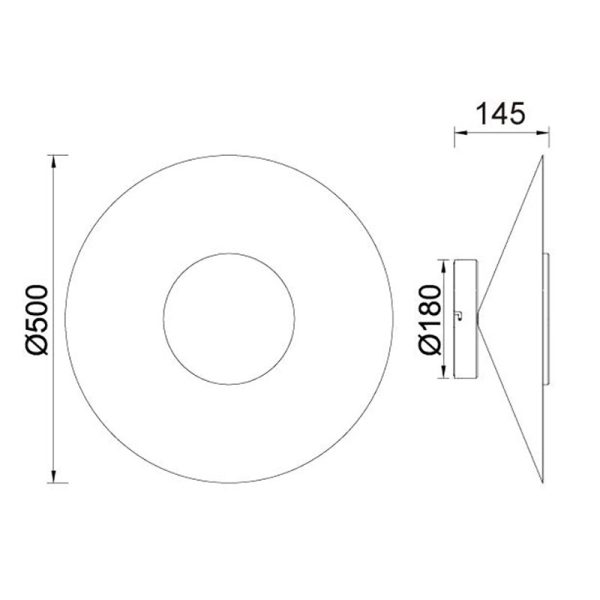 ORION Aplique LED 24W 3000K LED 24W 3000K 1680 LMS