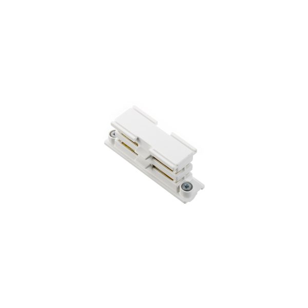 CARRILES TRIFASICOS CONECTOR INTERMEDIO RECTO BLANCO