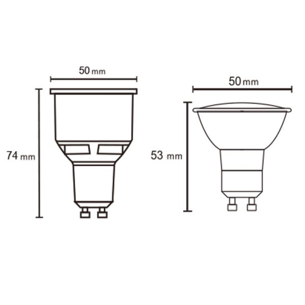 BOMBILLAS GU10 LED GU10 9W 3000K 800lm LED 9W 3000K 800 LMS