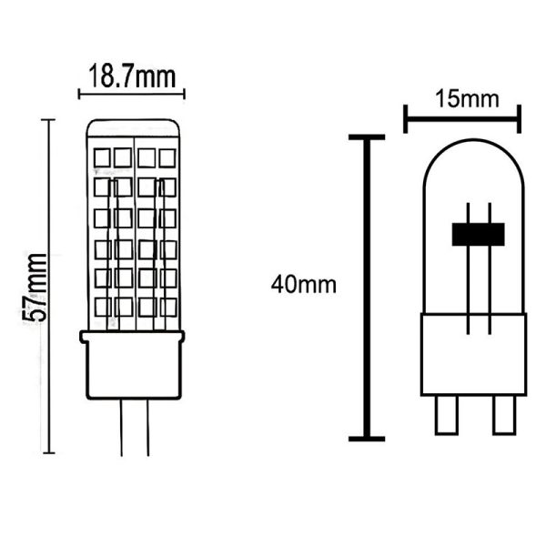 BOMBILLAS G4 LED G4 5W 3000K 500lm LED 5W 3000K 500 LMS