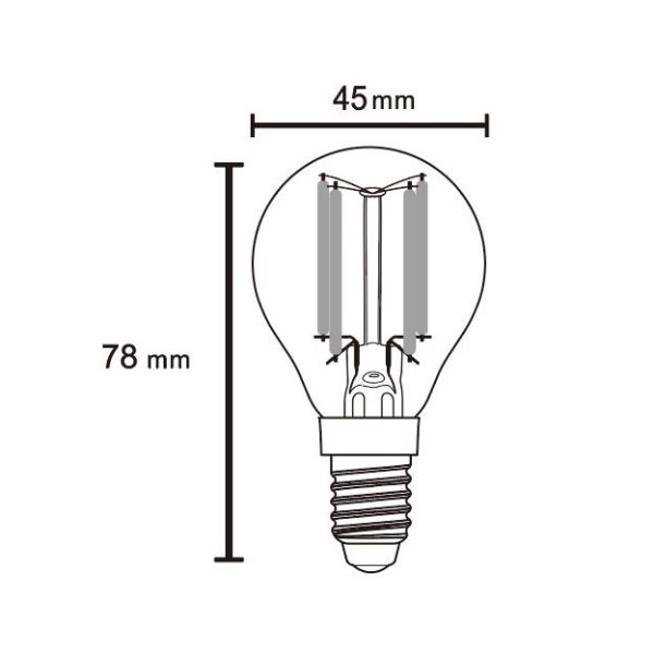 BOMBILLAS E14 LED E14 2.2W 3000K 470lm LED 2.2W 3000K 470 LMS