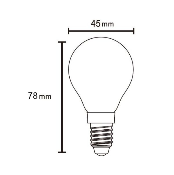 BOMBILLAS E14 LED E14 2.2W 3000K 456lm LED 2.2W 3000K 456 LMS