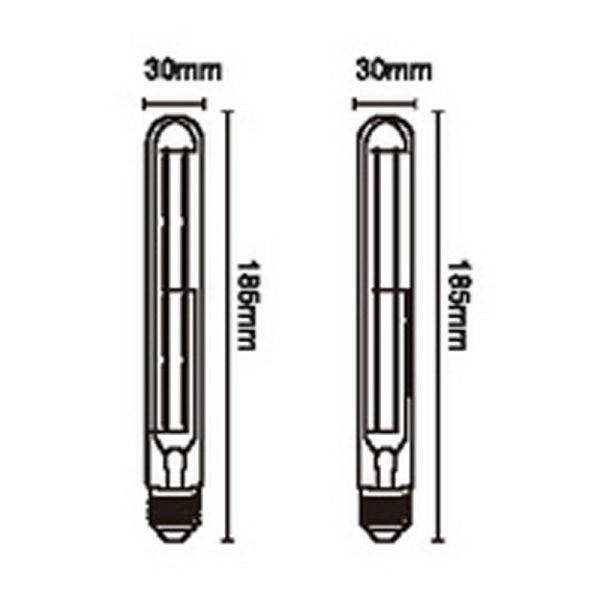 BOMBILLAS E27 LED E27 6W 2400K 575lm T30 LED 6W 2400K 575 LMS