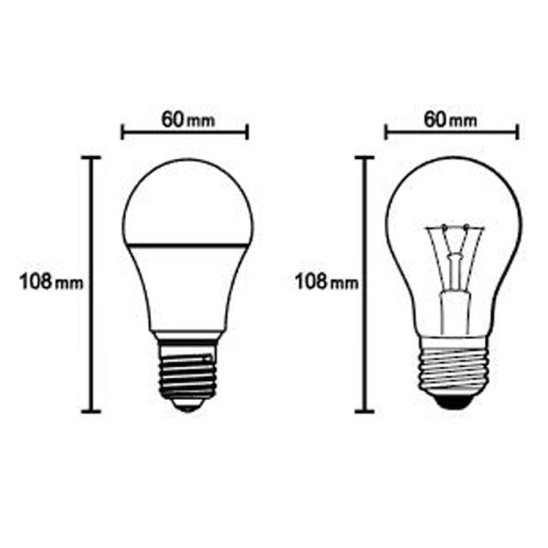 BOMBILLAS E27 LED E27 9W 4000K 1090lm LED 9W 4000K 1090 LMS